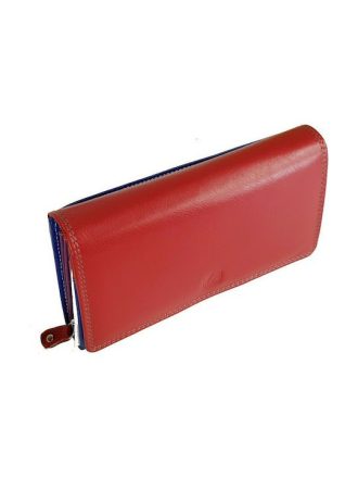 fixedratio 20220803154623 lavor 1 3682 megalo dermatino gynaikeio portofoli me rfid kokkino